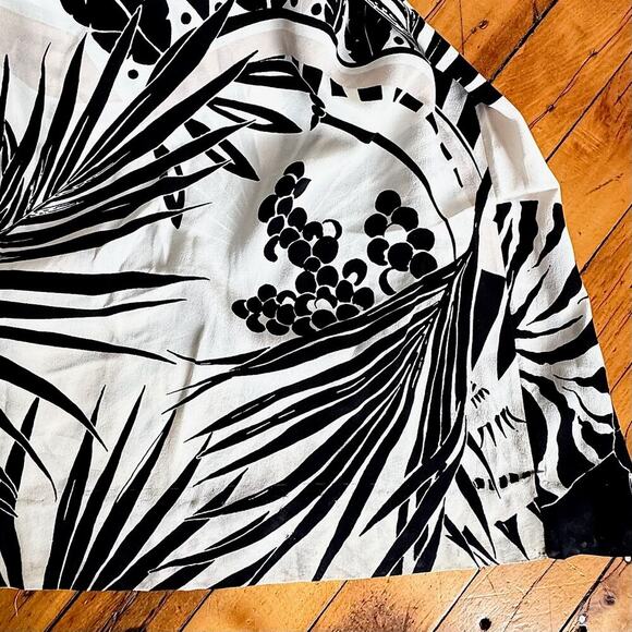 STELLA McCARTNEY Tropical Silk Halter Jumpsuit – Black/White/Pink - Picture 13 of 15